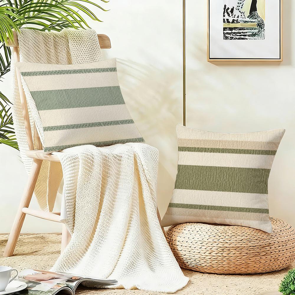 غطاء وسادة بتصميم خطوط طبيعية، - مراجعة Textured Throw Natural وسعره