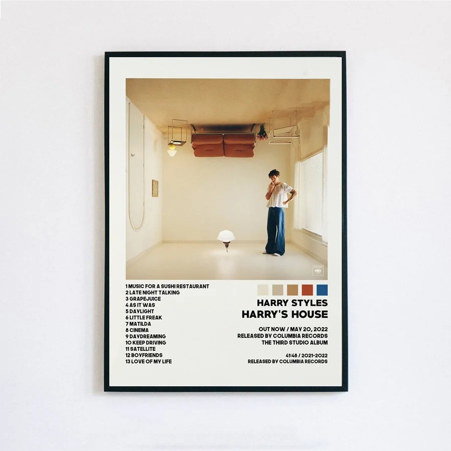 ملصق منزل H-Harry ، غطاء ألبوم - مراجعة Interior Design Sketch وسعره